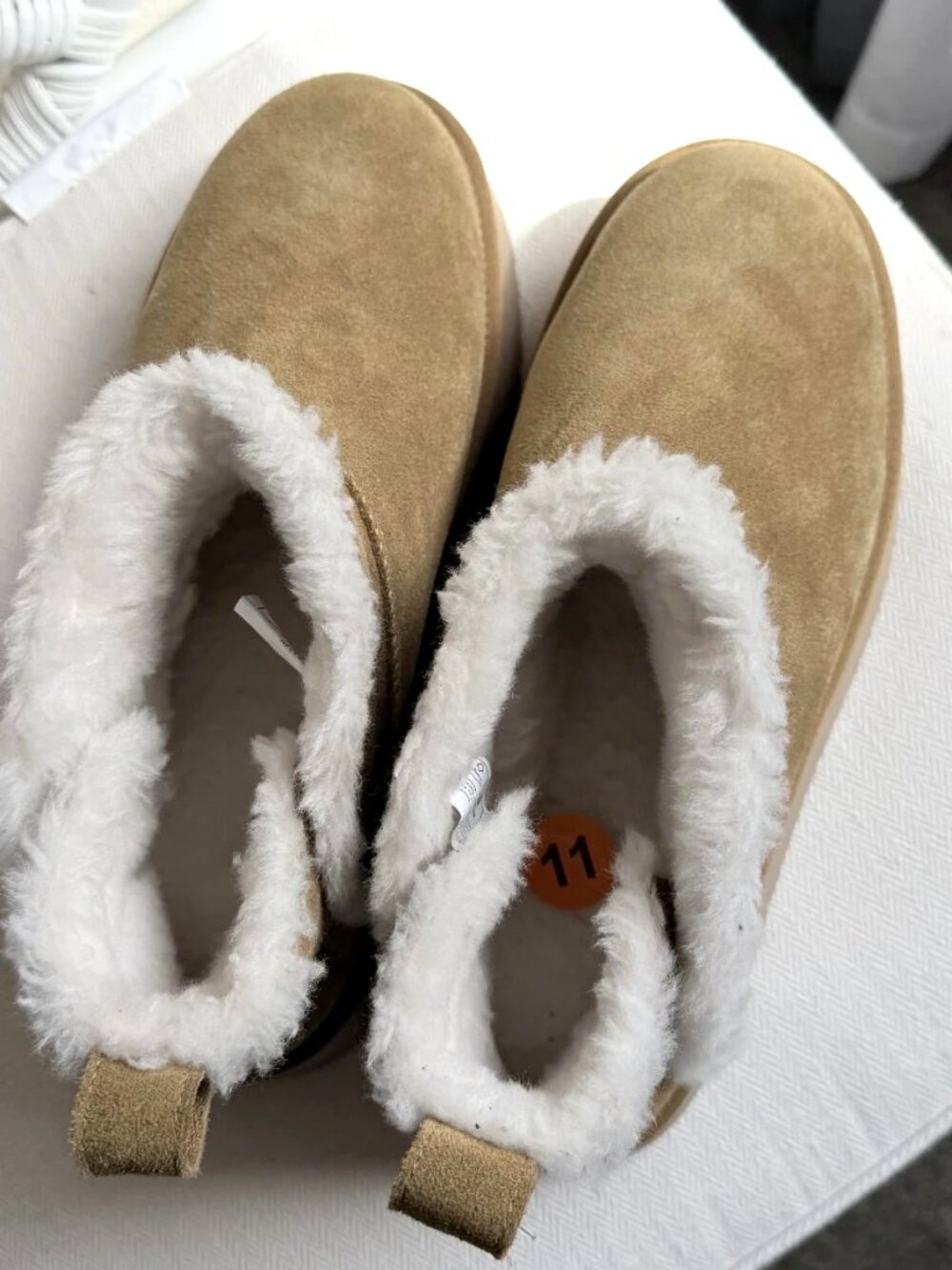 Koolaburra by UGG Women's Koola Ultra Platform Boots Chestnut US 11 New - Picture 7 of 13